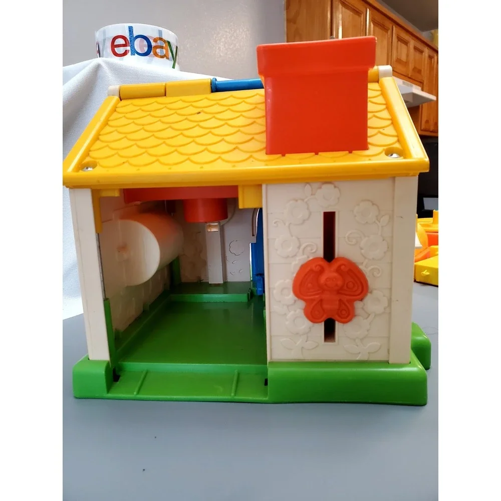 Fisher-Price Chunky‎ Little People Vintage DISCOVERY COTTAGE/HOUSE * 1984 *